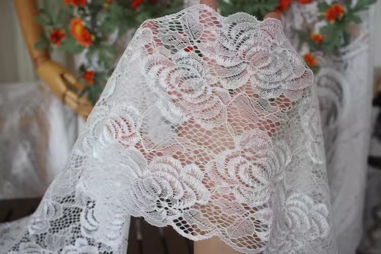 Dress DIY Elastic Lace Trim Material 18-22 cm LT0410