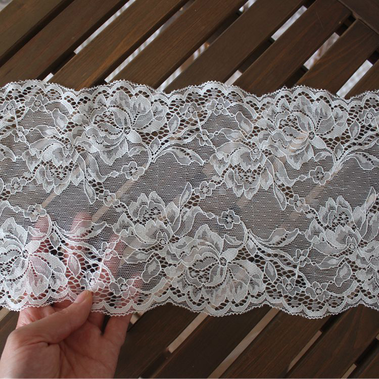 Dress DIY Elastic Lace Trim Material 18-22 cm LT0410