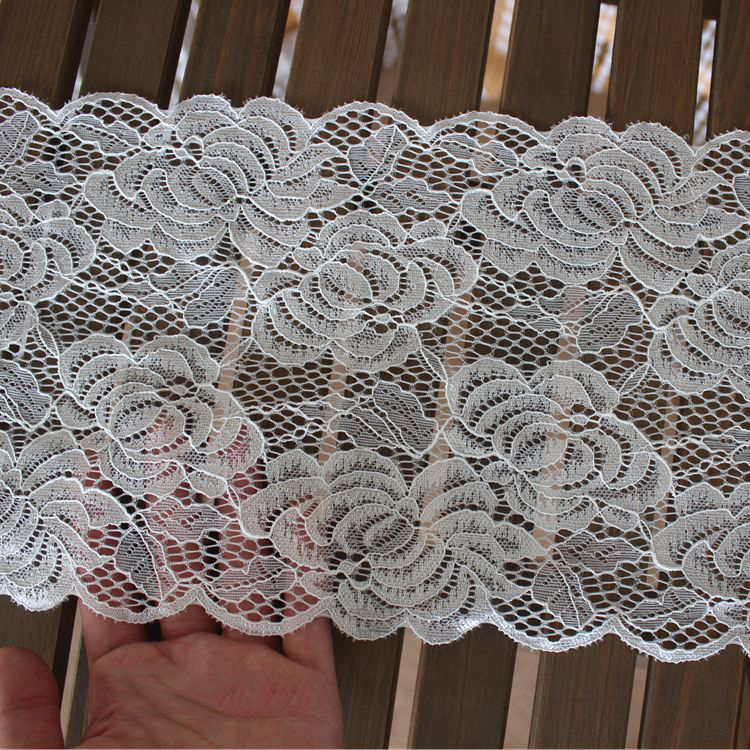 Dress DIY Elastic Lace Trim Material 18-22 cm LT0410
