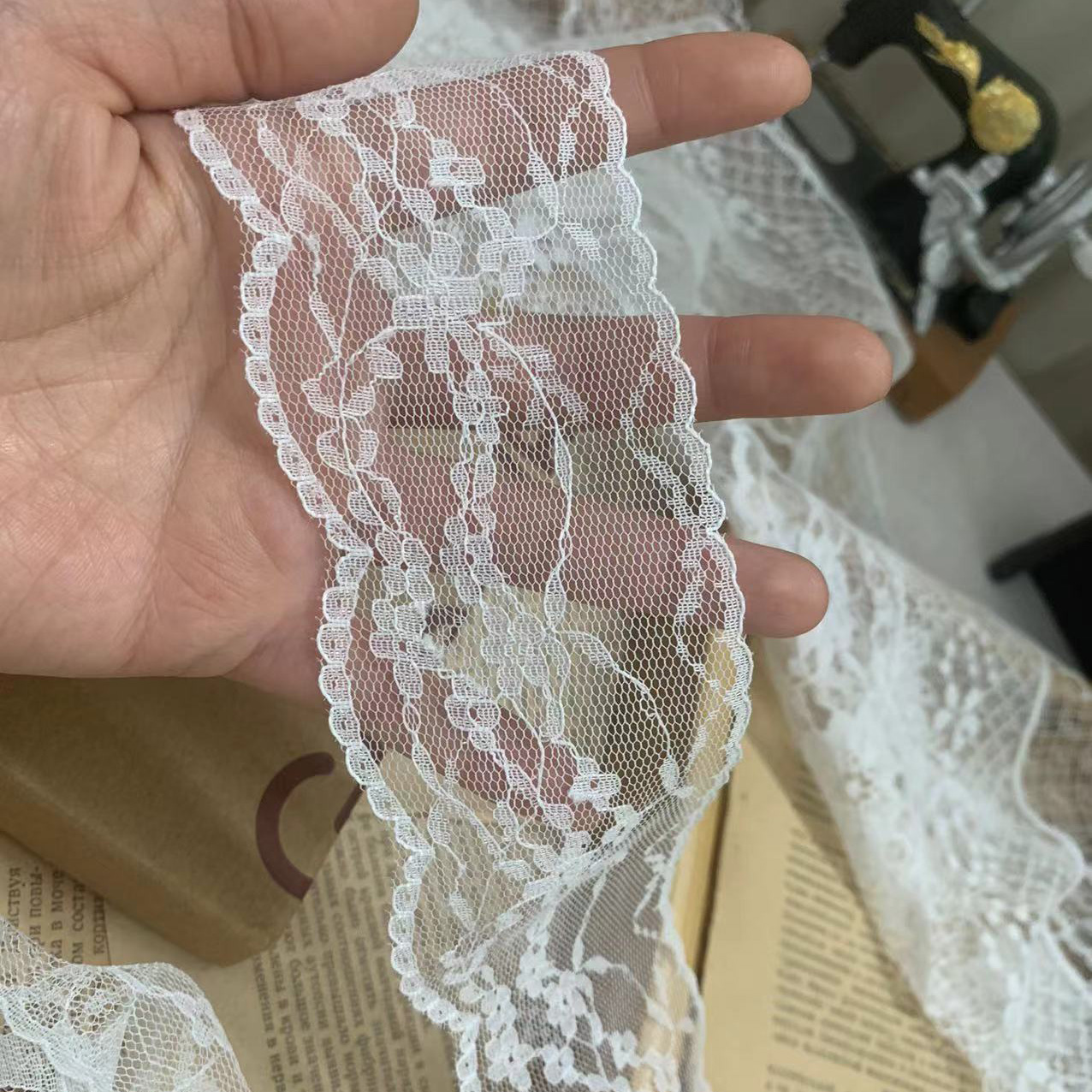 Dress Hem Lace Trim Width 5-11 cm LT0264