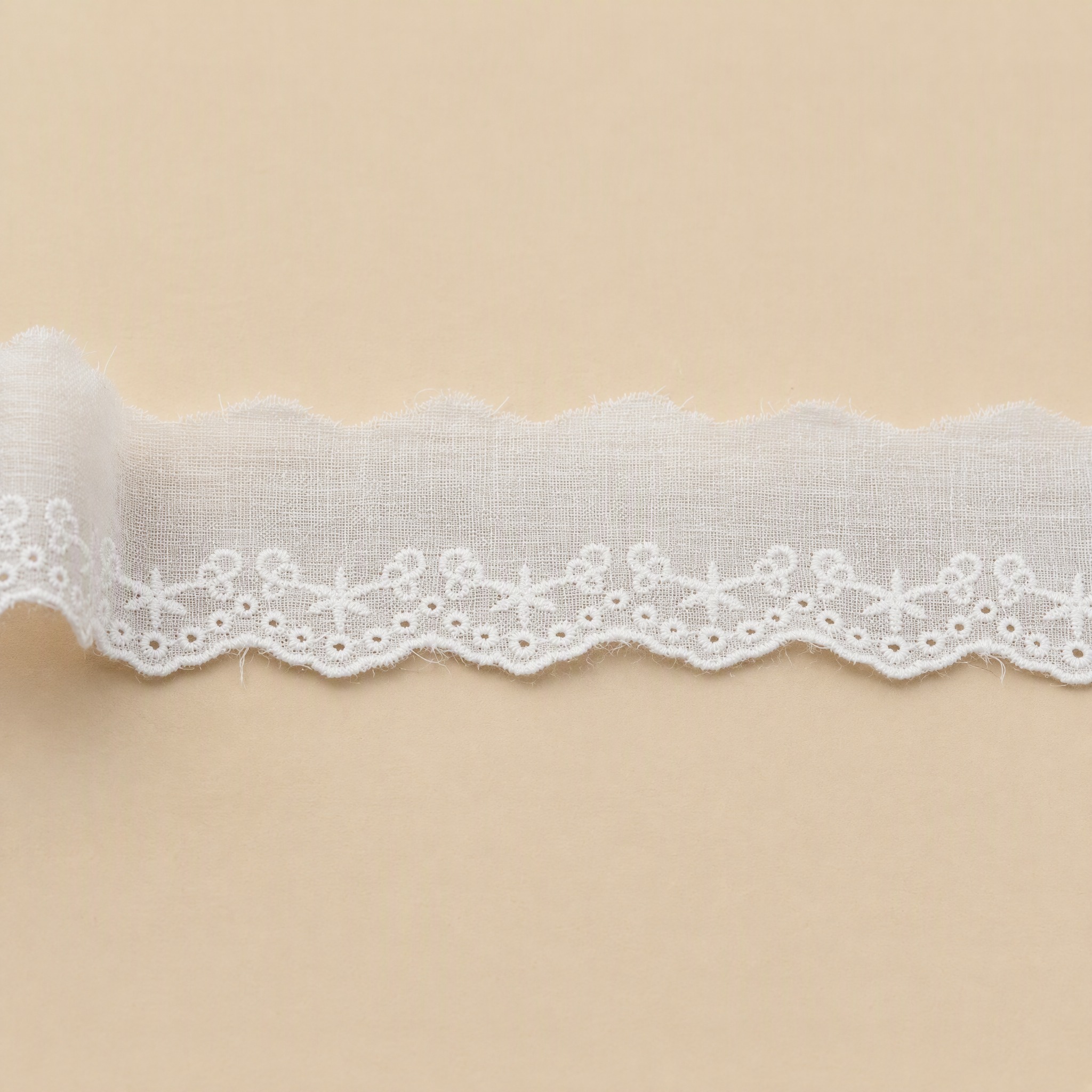 1 Meter Eyelet Embroidery Lace Trim for Sewing Width 2-3 cm EF0099