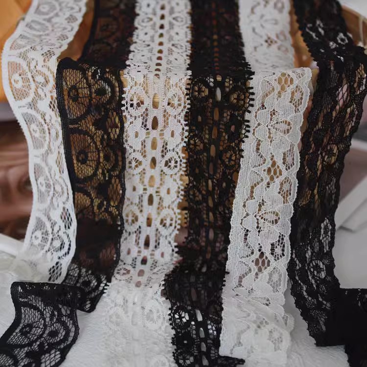 Elastic Border Lace Trimming Width 3 cm LT0387