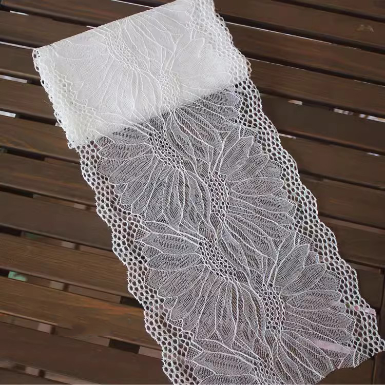 Elastic DIY Border Lace Fabric Width 18 cm LT0400