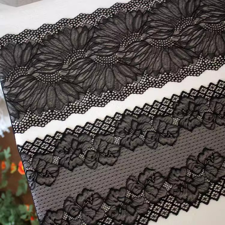 Elastic DIY Border Lace Fabric Width 18 cm LT0400