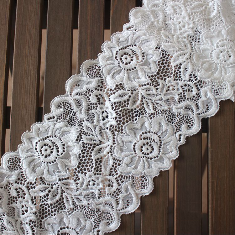 Elastic Lace Trimming DIY Fabric 14-20 cm LT0406