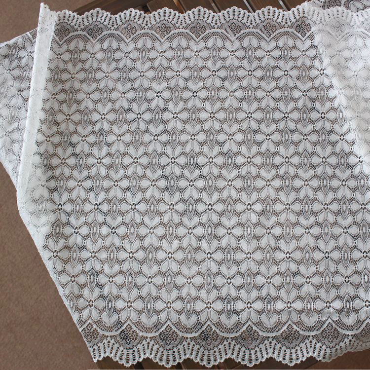 Elastic Scallop Lace Trim Width 37-39 cm LT0419