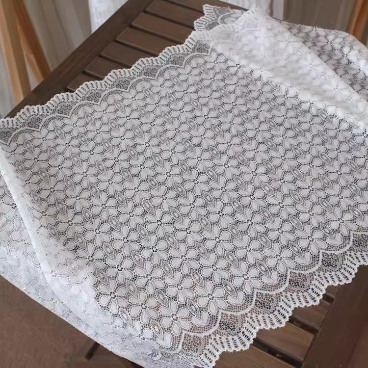 Elastic Scallop Lace Trim Width 37-39 cm LT0419