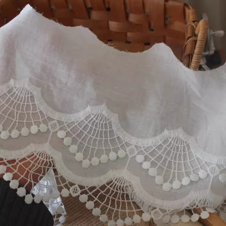 Embroidered Eyelet Fabric Width 11-18 cm EF0115