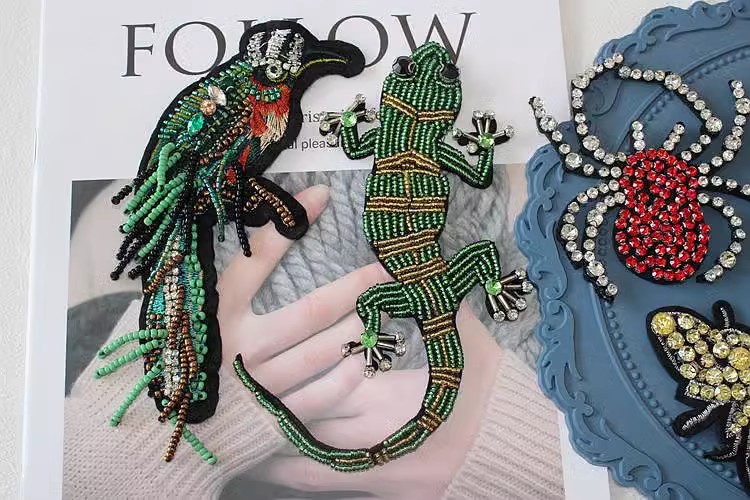 Embroidery Bead Bird Decoration Accessories EA0006