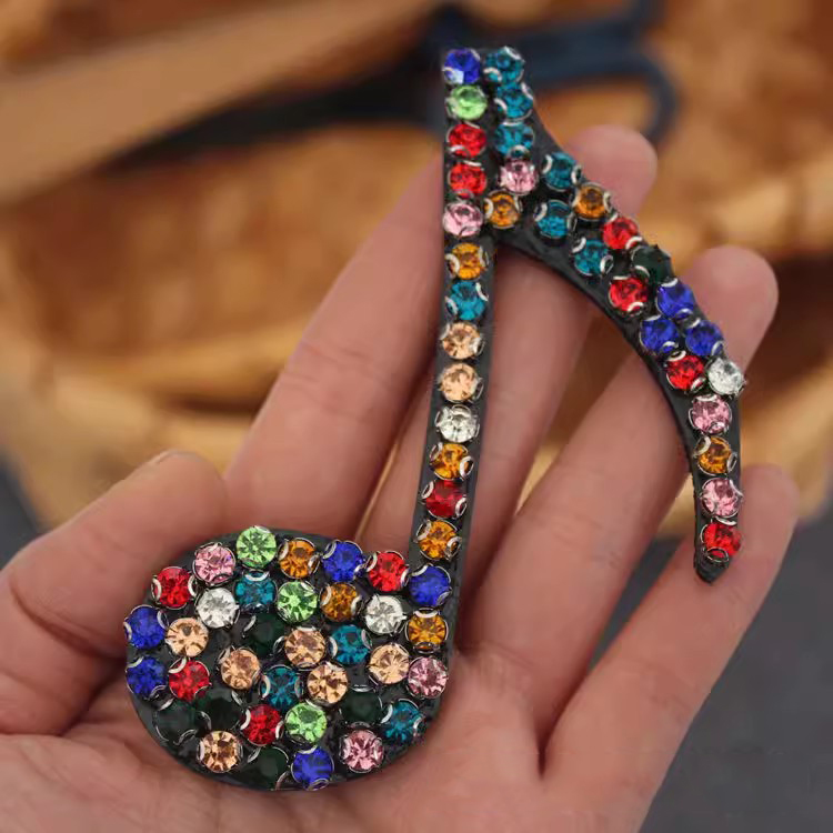 Embroidery Bead Letters Cloth Sticker EA0024