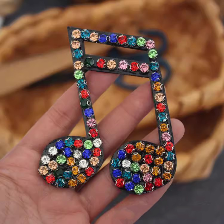 Embroidery Bead Letters Cloth Sticker EA0024