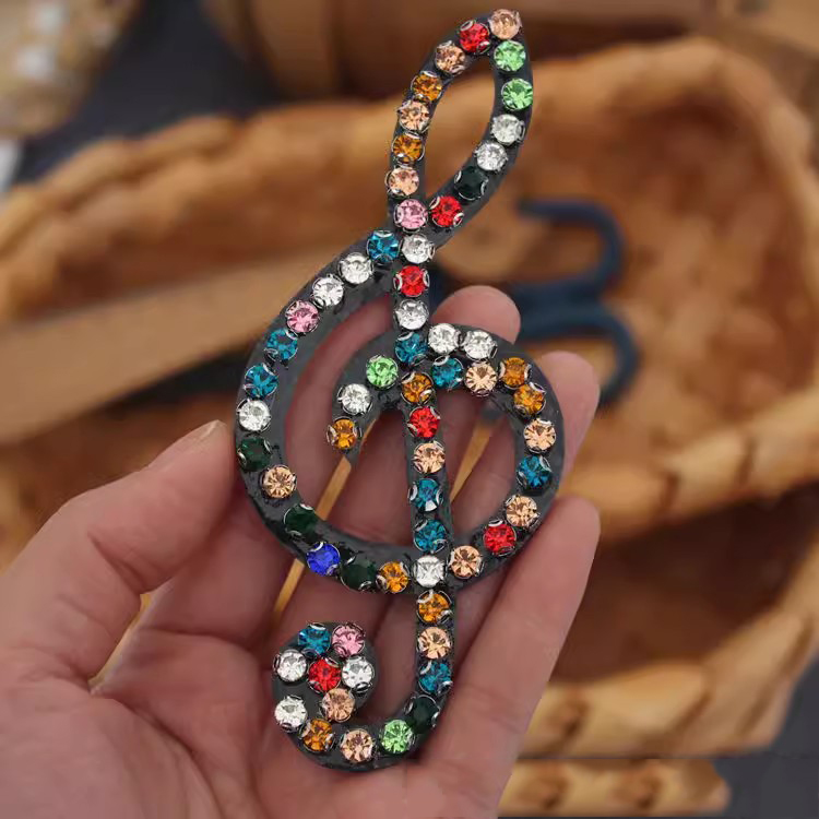 Embroidery Bead Letters Cloth Sticker EA0024