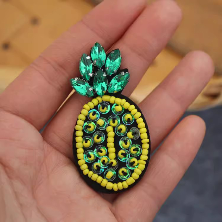 Embroidery Beaded Cloth Patch EA0010