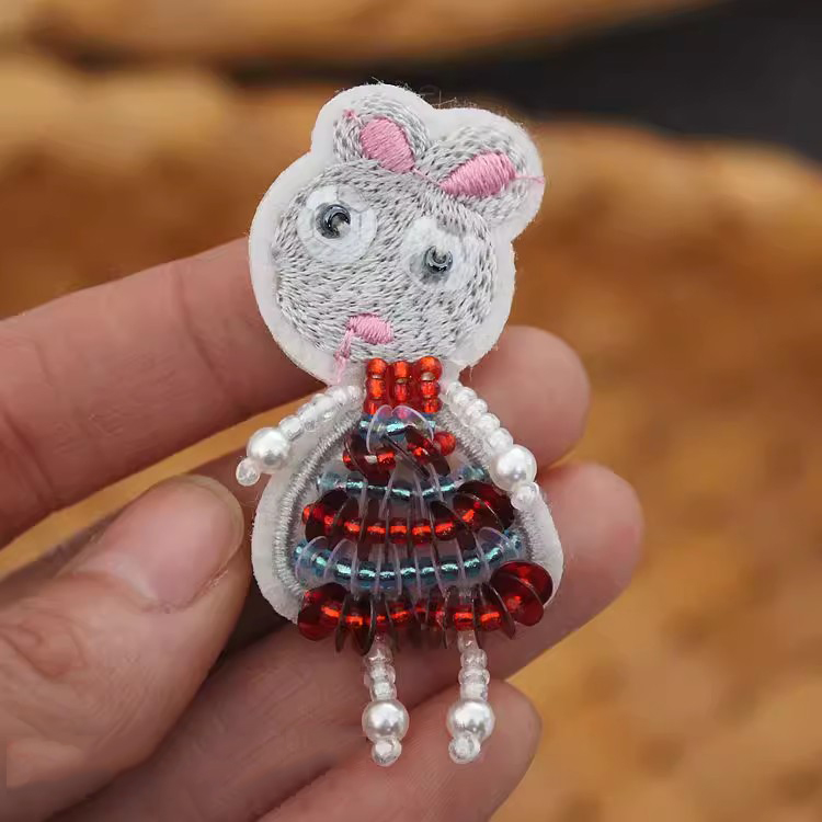 Embroidery Beading Cloth Decoration EA0009