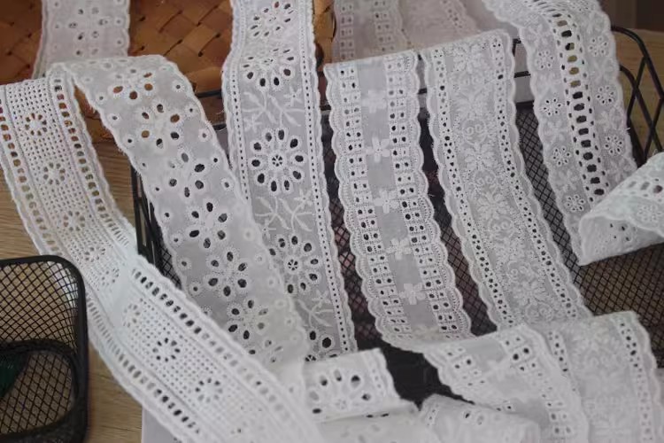 Embroidery Child Lace Fabric Width 5 cm EF0015-Lace Fabric Shop