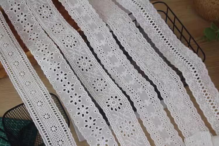 Embroidery Child Lace Fabric Width 5 cm EF0015-Lace Fabric Shop