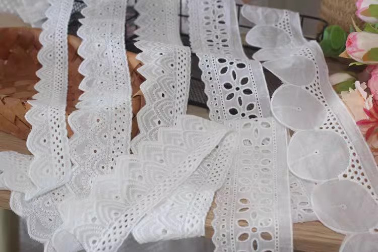 Embroidery Lace Fabric Trim Width 3-7 cm EF0027-Lace Fabric Shop