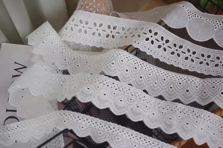 Embroidery Lace Fabric Trim Width 3-7 cm EF0027-Lace Fabric Shop