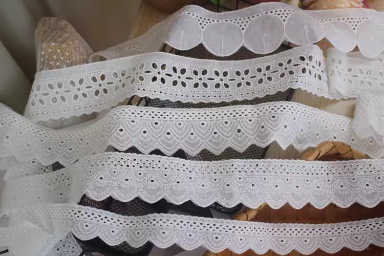 Embroidery Lace Fabric Trim Width 3-7 cm EF0027-Lace Fabric Shop