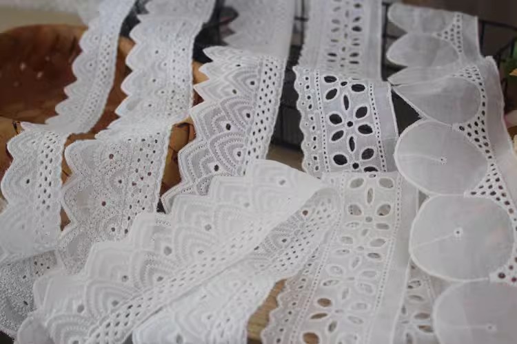 Embroidery Lace Fabric Trim Width 3-7 cm EF0027-Lace Fabric Shop