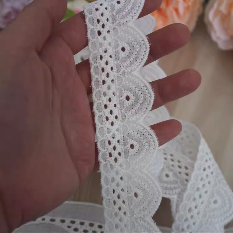 Embroidery Lace Fabric Trim Width 3-7 cm EF0027-Lace Fabric Shop