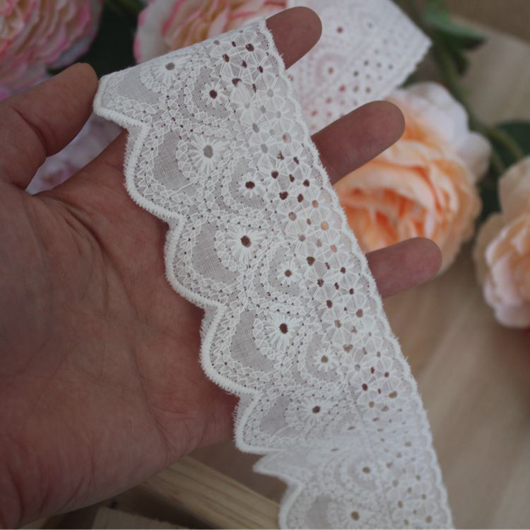 Embroidery Lace Fabric Trim Width 3-7 cm EF0027-Lace Fabric Shop