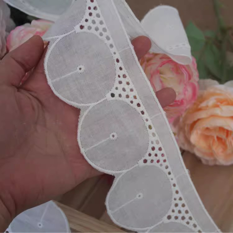 Embroidery Lace Fabric Trim Width 3-7 cm EF0027-Lace Fabric Shop