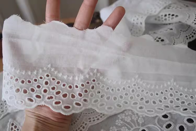 Embroidery Lace Trims Width 8-12 cm EF0029-Lace Fabric Shop