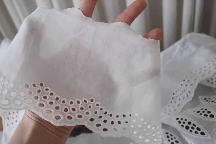 Embroidery Lace Trims Width 8-12 cm EF0029-Lace Fabric Shop