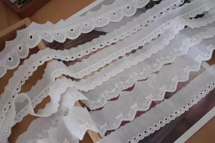 Embroidery Lace Trimming Width 2-4 cm EF0099-Lace Fabric Shop