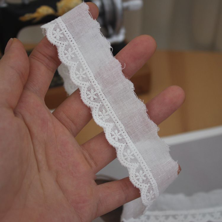 Embroidery Lace Trimming Width 2-4 cm EF0099-Lace Fabric Shop