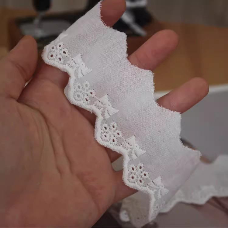 Embroidery Lace Trimming Width 2-4 cm EF0099-Lace Fabric Shop