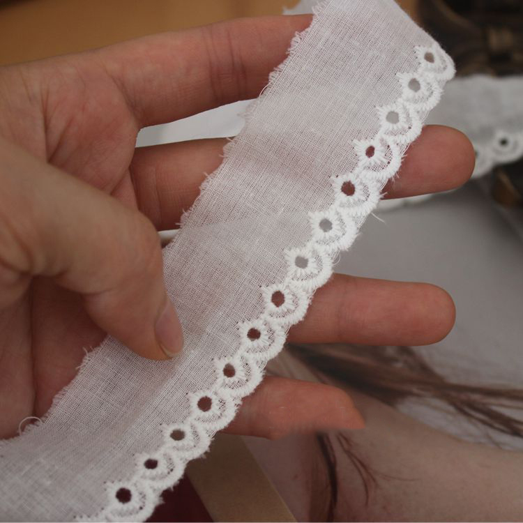 Embroidery Lace Trimming Width 2-4 cm EF0099-Lace Fabric Shop