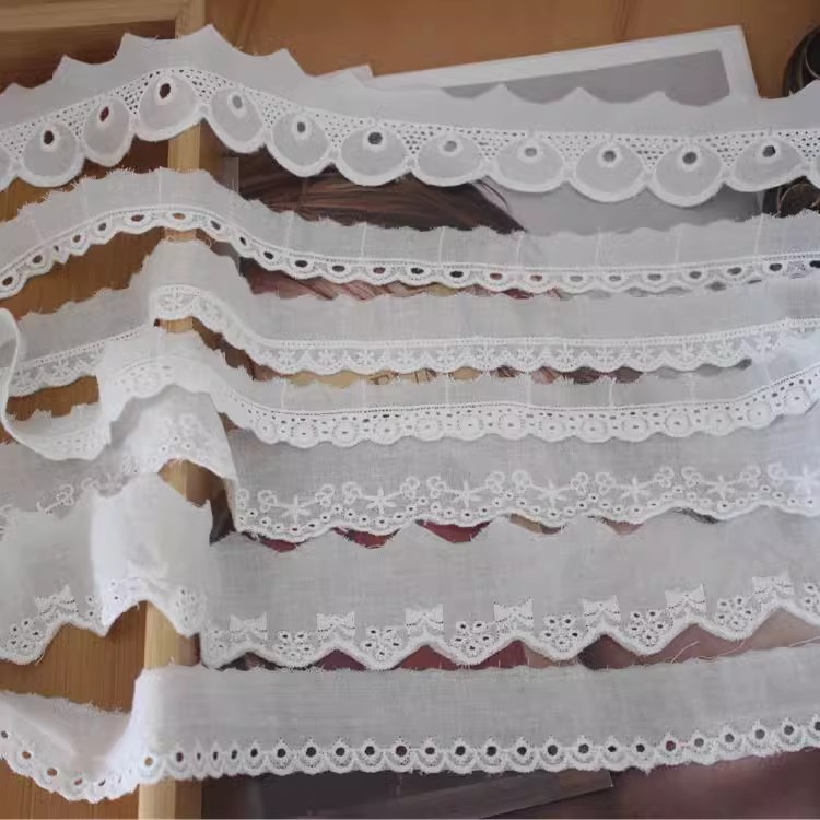 Embroidery Lace Trimming Width 2-4 cm EF0099-Lace Fabric Shop