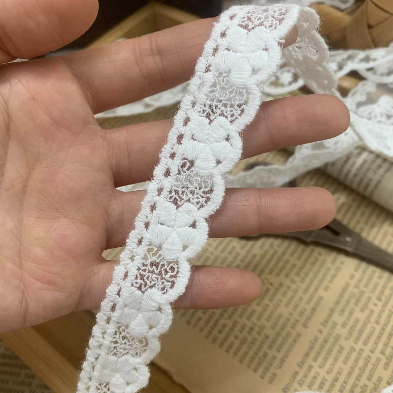 Embroidery Tulle Fabric Width 1-3 cm TF0014