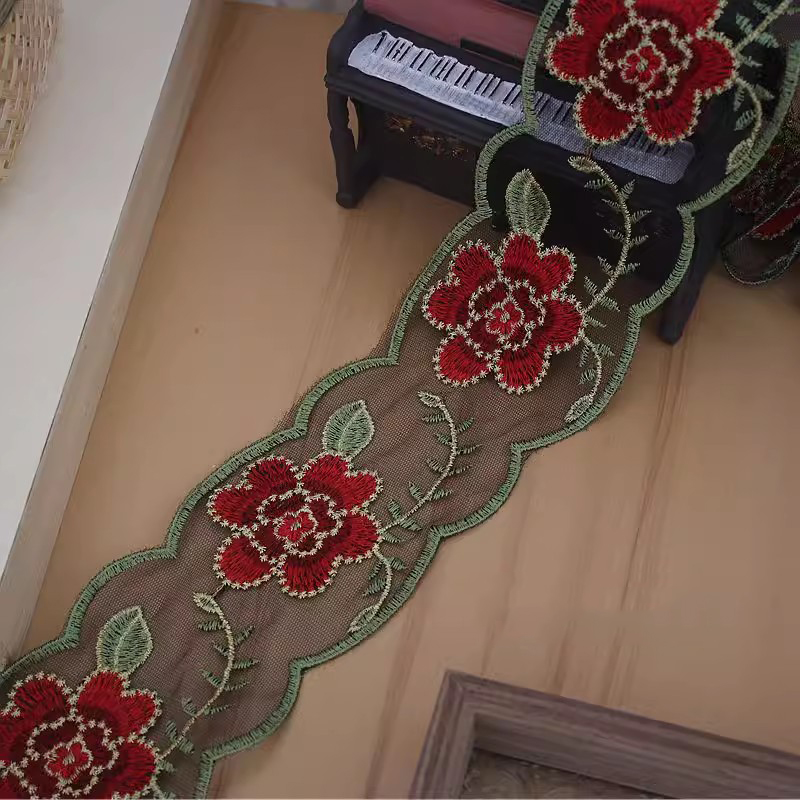 Embroidery Tulle Trim Width 9.5 cm TF0041