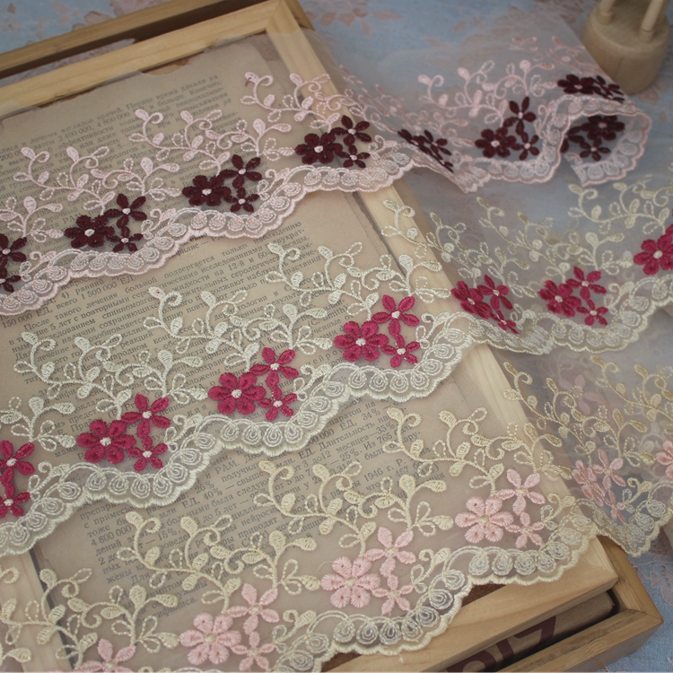 Embroidery Tulle Width 9-11 cm TF0027