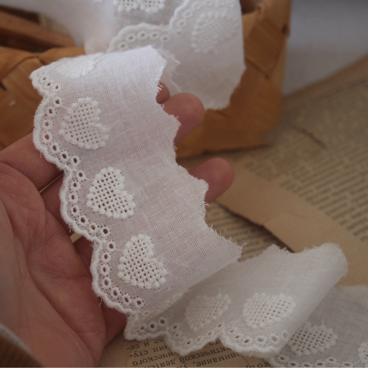 Eyelet Embroidery Cotton Fabric Width 5 cm EF0105