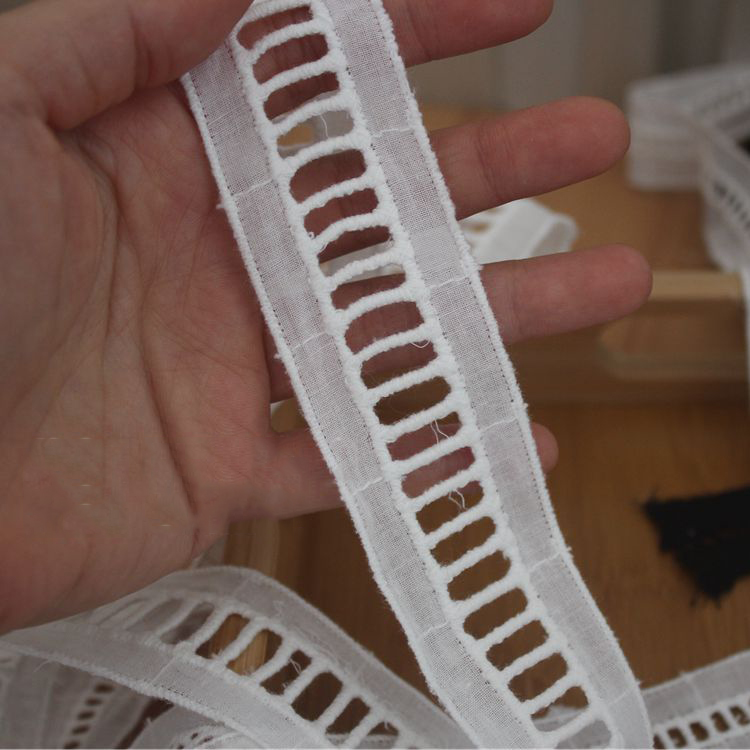 Eyelet Fabrics Trim Width 2-4 cm EF0007-Lace Fabric Shop