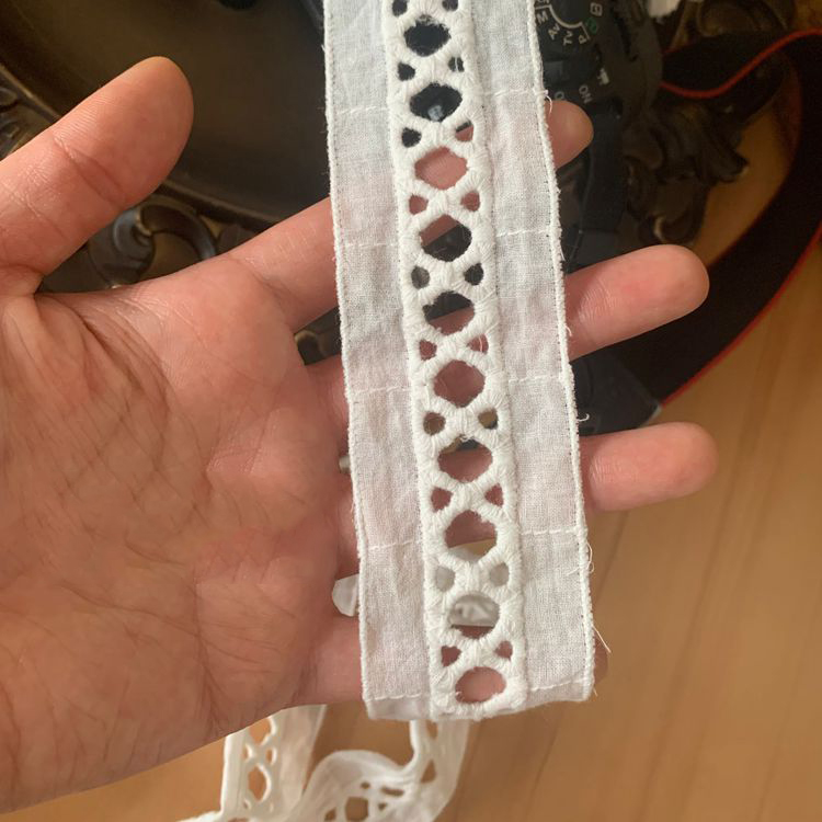 Eyelet Fabrics Trim Width 2-4 cm EF0007-Lace Fabric Shop