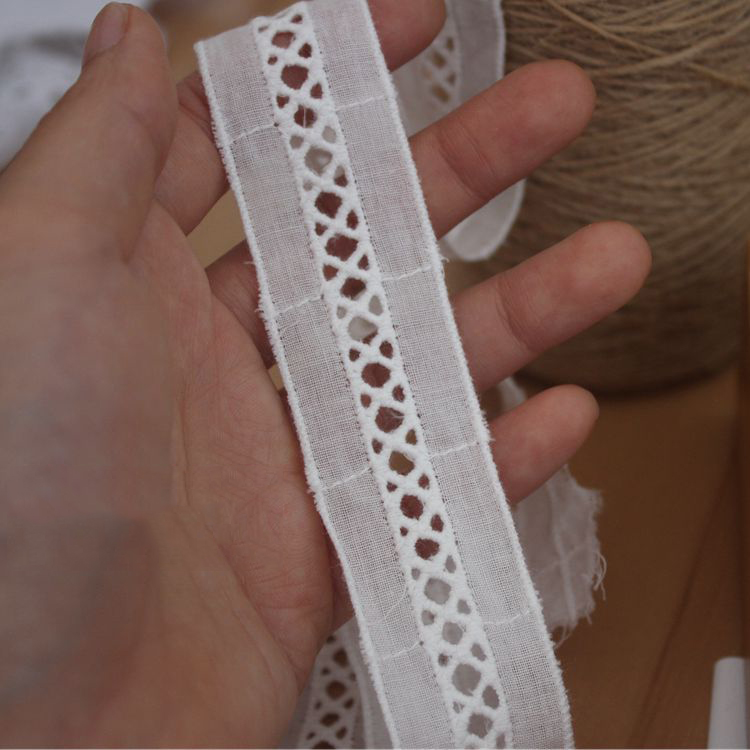 Eyelet Fabrics Trim Width 2-4 cm EF0007-Lace Fabric Shop