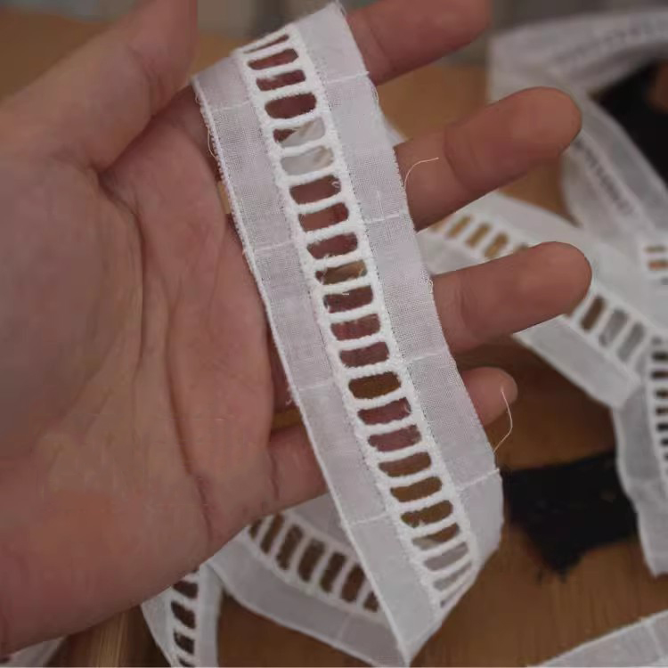 Eyelet Fabrics Trim Width 2-4 cm EF0007-Lace Fabric Shop