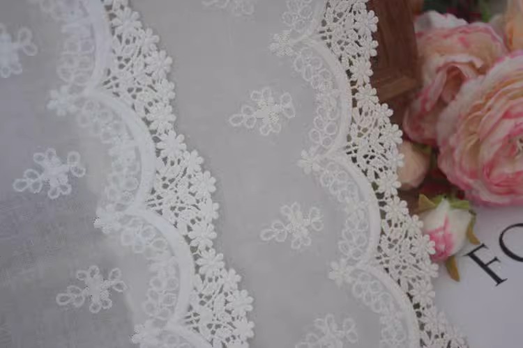 Eyelet Lace Trims Width 5-12 cm EF0009-Lace Fabric Shop