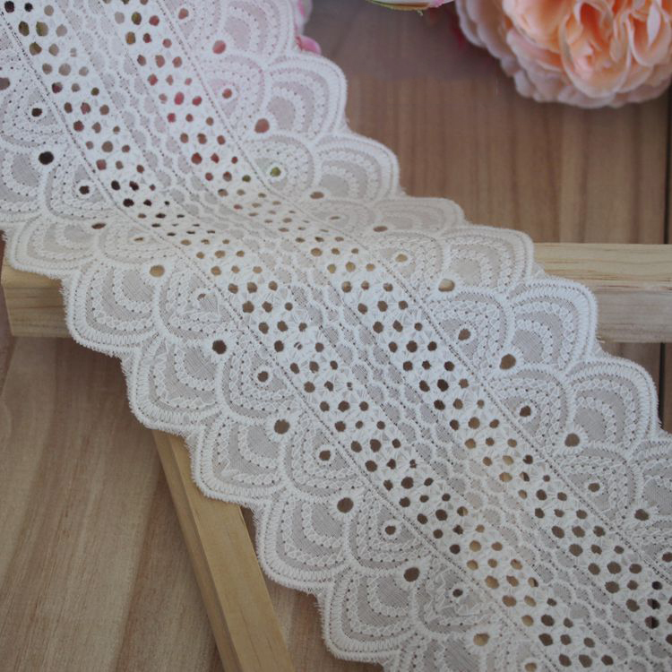 Eyelet Lace Trims Width 5-12 cm EF0009-Lace Fabric Shop