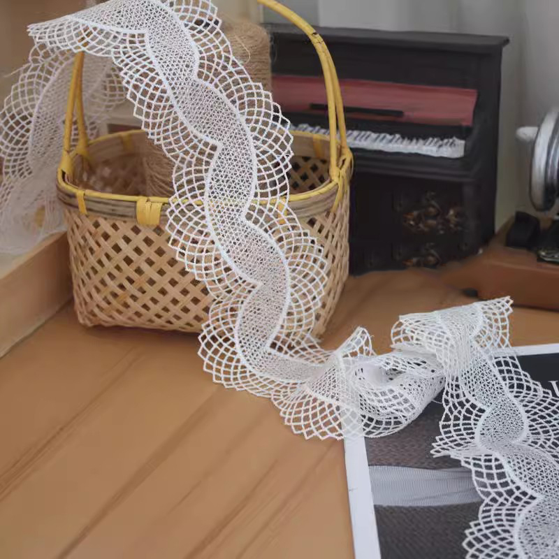 Fabric Edge Trim Lace 1 Yard Width 6 cm LT0477