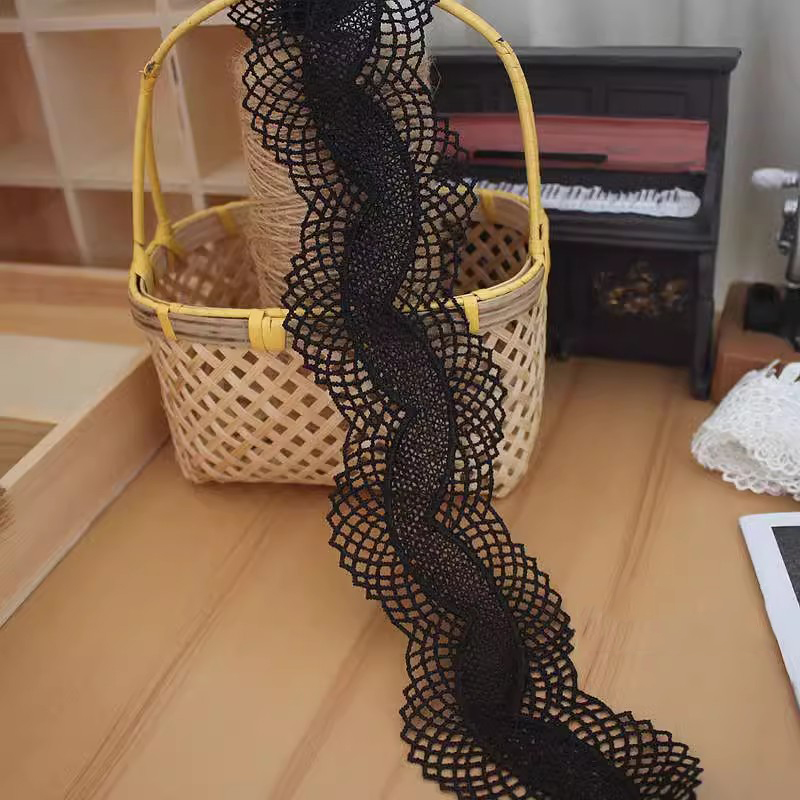 Fabric Edge Trim Lace 1 Yard Width 6 cm LT0477