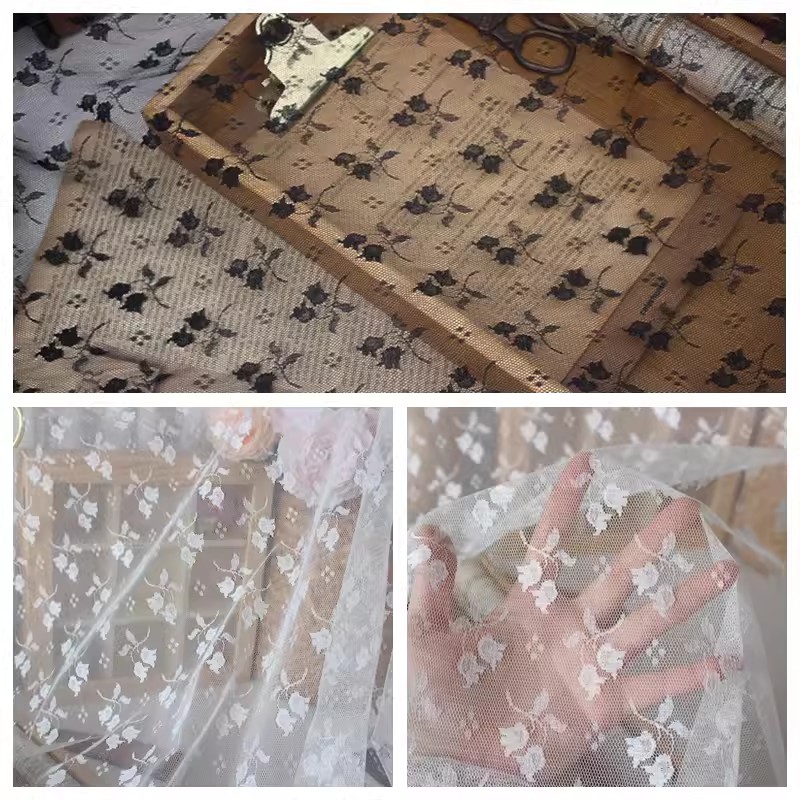 Fabric With Tulips 1 Yard Width 150cm TF0123