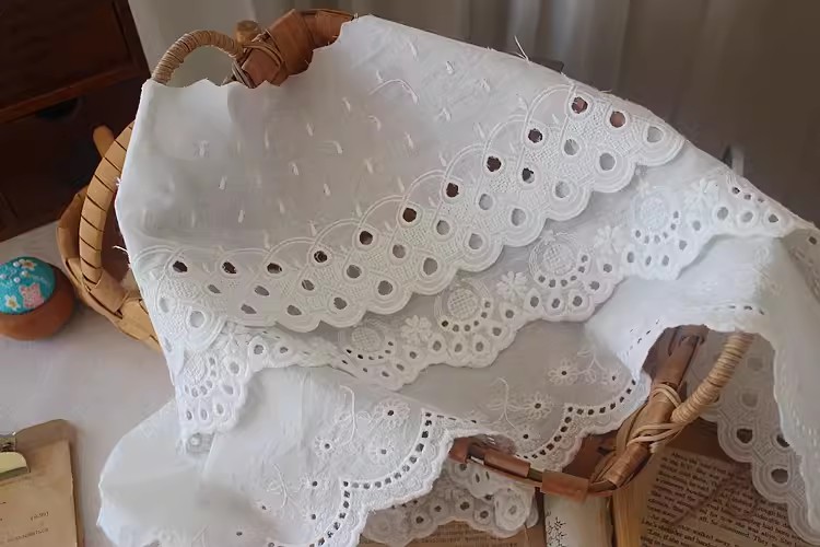 Floral Embroidery Lace Trim Width 8-15 cm EF0114