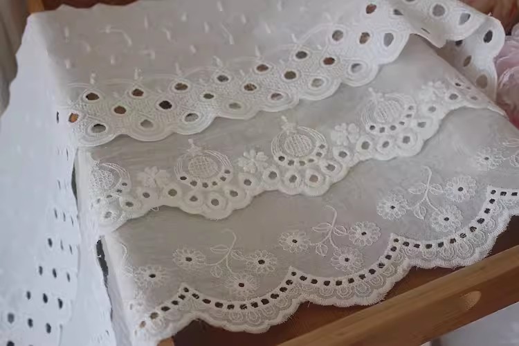 Floral Embroidery Lace Trim Width 8-15 cm EF0114