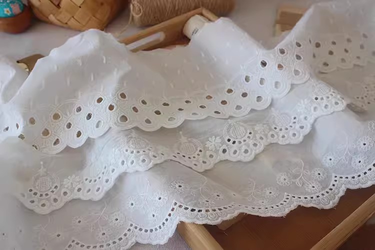 Floral Embroidery Lace Trim Width 8-15 cm EF0114